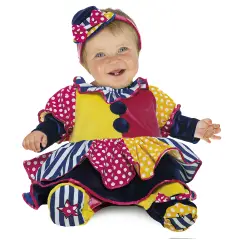 Costume Piccola Clownetta Superbaby 6/9 Mesi