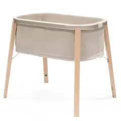 Mini Culla Stokke Snoozi Sandy Beige – Culla Evolutiva, Leggera e Trasportabile
