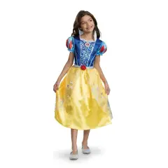 Costume Biancaneve per Bambine - Taglia S - 5/6 Anni