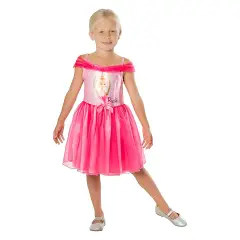 Costume Barbie Ballerina per Bambine - Taglia S - 3/4 anni