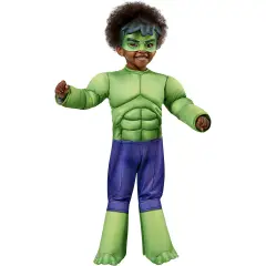 Costume Hulk Deluxe per Bambini - Taglia XS - 2/3 anni