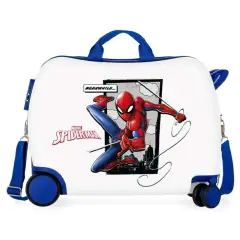 Spiderman Action Trolley da Viaggio Cavalcabile Abs 4 Ruote