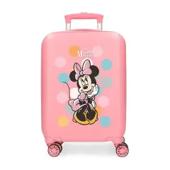 Minnie Coquette Trolley Abs 50 Cm 4 Ruote Rosa