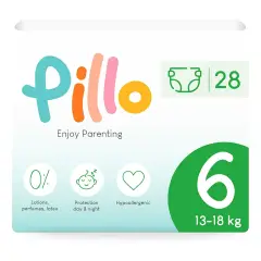 Pannolini Pillo Enjoy Taglia 6 XL (13-18 kg) - Confezione da 28 Pezzi