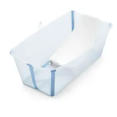 Vaschetta Bagnetto Flexibath Ocean Blue Con Newborn Incluso