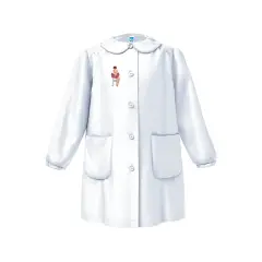 Grembiule Bambina Scuola 4066 Bianco 11 Anni