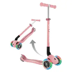 Monopattino Primo Foldable con Luci – Rosa Pastello