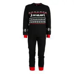 Pigiama Tuta In Felpa Natale Milan S