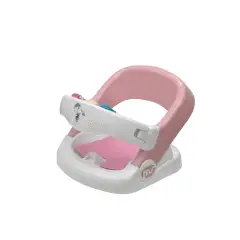 Sedile Per Bagnetto Girevole A 360° Rosa Reclinabile