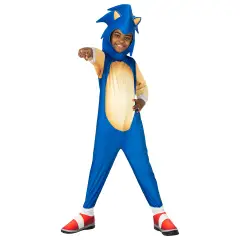 Costume Sonic Hedgehog Classico per Bambini - Taglia XXS - 3/4 anni