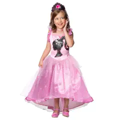 Costume Barbie Principessa per Bambine - Taglia M - 5/6 anni