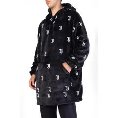 Plaid Poncho Juventus con Maniche HERMET | Coperta Indossabile
