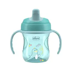 Chicco Training Cup 6+ Mesi - Tazza Antigoccia Azzurra