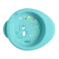 Chicco Piatto Pappa Calda 6+ Mesi - Termico Azzurro