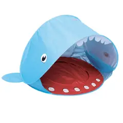 Tenda da Spiaggia Pop-Up con Filtro UV50+ Baby Shark, Azzurro