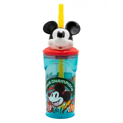 Bicchiere con Cannuccia 3D Ecozen Mickey 360 ml