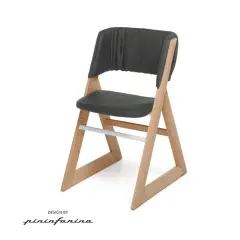 Sedia Evolutiva Stile Foppapedretti Naturale-Graphite