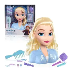 Frozen Elsa Testa Da Pettinare con 17 Accessori Inclusi