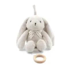 Carillon Peluche Coniglietto Warm Grey Bamboom