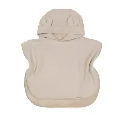Poncho Accappatoio Waffle Bambino 2-4 Anni Mocha Sand Bamboom