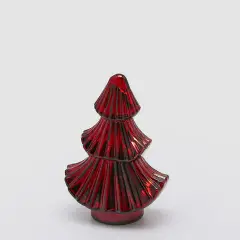 Candela Natalizia Forest Albero 20cm Fragranza Cranberry & Pomegranate