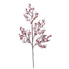 Pick Delia Bacche Decorazione Natalizia 50cm Rosso Ghiacciato