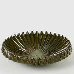 Piatto Decorativo Raggiera Rotondo H9 Verdone