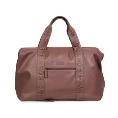 Mommy Bag Borsa Fasciatoio con Materassino – Eco Pelle Dark Brown Childhome