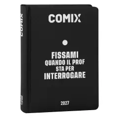 Comix Diario Agenda 16 Mesi Standard Black&white 13x17,8 cm