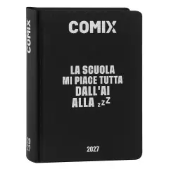 Comix Diario Agenda 16 Mesi Mini Black&Silver