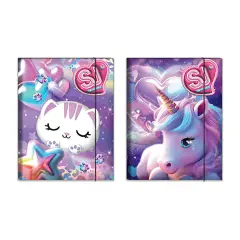 Sj Gang Cartellina con Elastico Ds01 Girl Girl