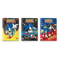 Sonic The Hedgehog Quaderno A4 Maxi 96/100 Rigatura Q