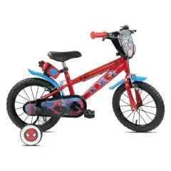Bicicletta 14 Pollici Spiderman, Bici per Bambini 3-5 Anni
