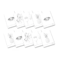 Quaderno Maxi Pigna Monocromo Silver - 72 Pagine - Rigatura 5M