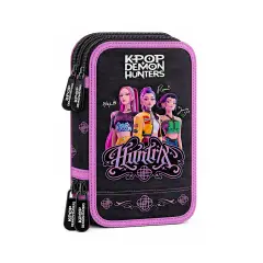 K Pop Demon Hunters Nero Astuccio 3 Zip