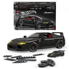 Mattel Brick Shop Hot Wheels Toyota Supra MKIV '94 Elite - 824 pezzi