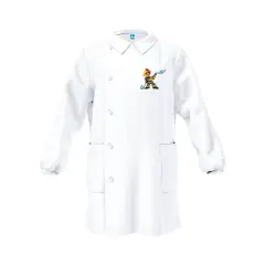 Grembiule Bambino Asilo Pompiere Bianco 4 Anni