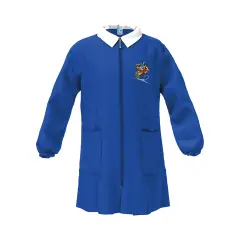 Grembiule Bambino Scuola Zip Game Blu 7 Anni