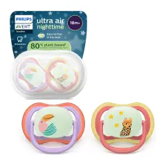 Ciuccio Philips Avent Ultra Air Night +18M Tucano/Ghepardo