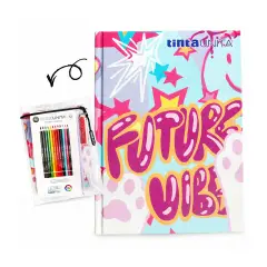 Tinta Unita Young Diario 10 Mesi Con Cover E Accessori Future Vibe
