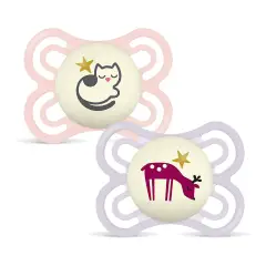 Succhietto Mam Perfect Night Silicone 2-6 Mesi Bimba