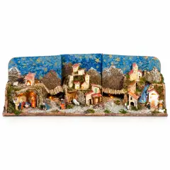 Presepe Libro PRESELIBRO Apribile con Natività 88x27x22 cm