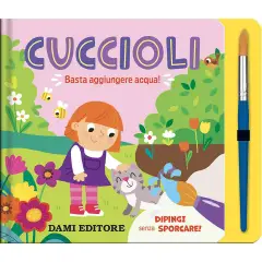 Libro Acquacolor da Colorare con Acqua - Cuccioli